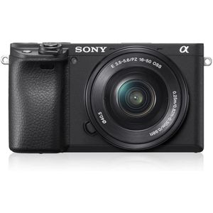 Sony Alpha 6400 Mirrorless Camera with Sony 16-50 mm f/3.5-5.6 Power Zoom Lens Fast 0.02s Auto focus 24.2 Megapixels, 4K Movie Recording, Flip...