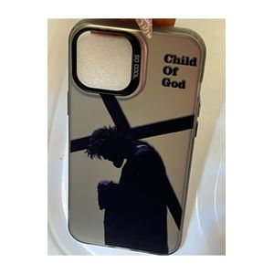 Shockproof printed phone case for iPhone 12 Pro Max -“Jesus child of God “ . Inspirational design 