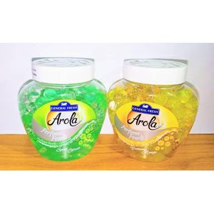 General Fresh Arola Perfume Pearls - Bubble Gel Air Freshener - (Yummy Mango & Spicy Citrus)