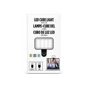 LED Cube Light With Clip For Smartphone
