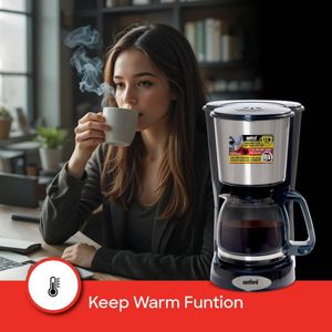 Sanford 1.5L 900W Coffee Maker With Keep Warm Function 