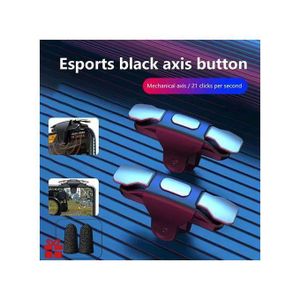 2PCS mobile game triggers ABS sensitive trigger game accessory controller anti slip PUBG mobile game e-sports quick response mobile game controller
