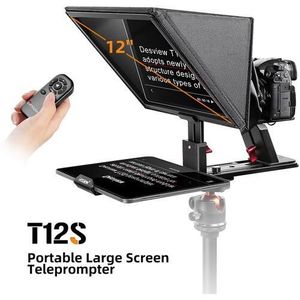 Desview T12S Professional Teleprompter For Smartphones and Cameras