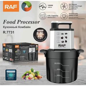 RAF  Multipurpose Fufu Yam Pounder & Food Processor Meat Grinder 8L