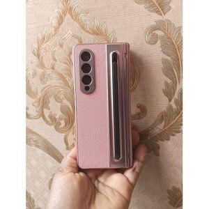 Pouch Samsung Galaxy Z Fold 3 5G Case, Hidden S Pen Holder, Built-in Screen Protector With PU Leather For Samsung Galaxy Z Fold 3 5G 2021