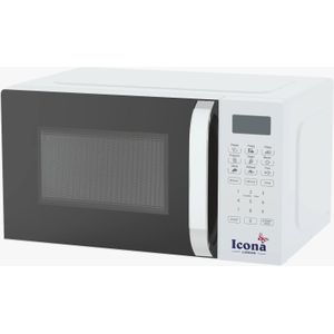 Icona London ILDMO-2035XW 20L Digital Microwave Oven With LED Display - White