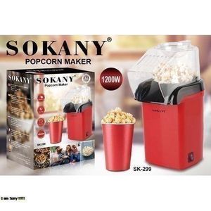 Sokany Portable Popcorn Maker Machine Home Use Hot Air Machine