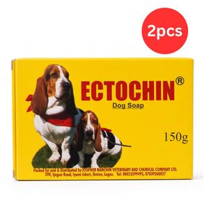 Ectochin Insecticidal & Antiseptic Dog Soap for Tick, Flea, Lice, Scab, Flies & Mange Control -  pcs