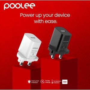 POOLEE TX12 Fast USB Charger
