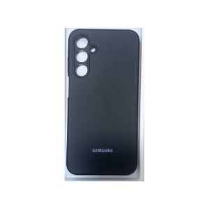 Samsung Galaxy A55 Silicone Back Case Black + Free Glass