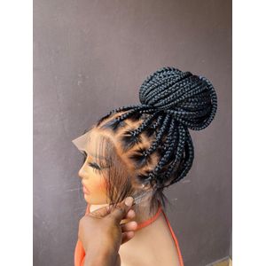 Fashion Choice Bone straight braided wig 