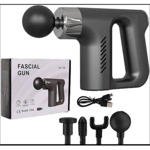 Rechargeable Professional Fascial Gun : Muscle Massage Gun Deep Tissue Massager