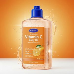 KORMESIC Vitamin C Hydrating Body Oil – Brightening & Nourishing Body Oil (260ml).. (water based)