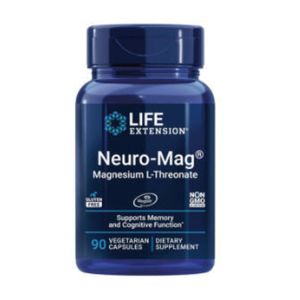 Life Extension Neuro-Mag Magnesium L-Threonate, Memory Health, Quick Thinking, Cognitive Health Support