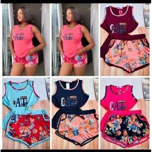 UNIQUE Ladies beautiful sexy front character Top and Short Night wear  multi color  