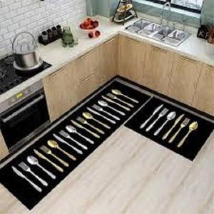 2In 1 Silicon Large Water Resistant Kitchen Runner Mat