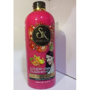 S&K Gluta Berry Vitamin C and Collagen with Kojic Acid Scrub Shower Gel 1000ml
