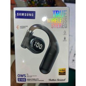 Samsung Single-Ear Wireless Earbud With Battery Display - Ultra Long Lasting Battery, Stereo Bass, Earbuds for Sports, Outdoor Running, Cycling, Gaming, Music, Workout Gym, In-Ear with Microphone, Noise Cancelling, Digital Display Function. ( E10S