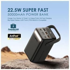 Oraimo  50000Mah 22.5W Super Fast 4 output port with LED light power bank