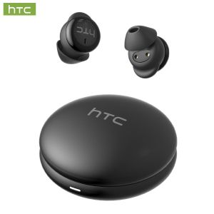 HTC NE92 Wireless Earpods,80Hours Playtime , AI ANC Noise Cancelling Earbuds, Ergonomic Fit-black