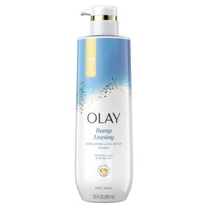 Olay  Bump Erasing Exfoliating Body Wash with AHA Serum Complex. 