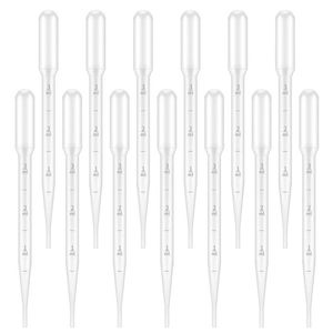 100 Pcs Disposable Plastic Transfer Pipette Dropper