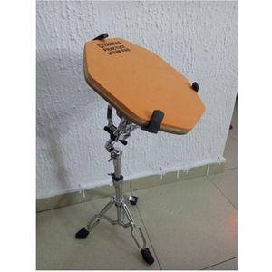 Practice Dumb Drum Pad 12" With Stand