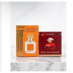 Genie Bakkarat EDP 25ml + Red Diamond EDP 30ml Perfume Combo Pack For Men & Women NAFDAC 02-8925 & A2-102462