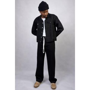 Jaop Yul Denim Jacket And Pant-Black