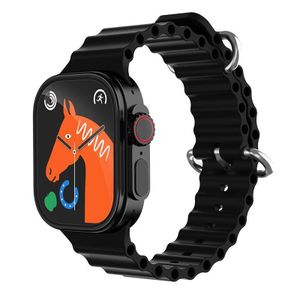 AMOLED Smart Watch 2.05'' HD Screen Fitness Tracker Golden Ultra Max for Men Women Smartwatch