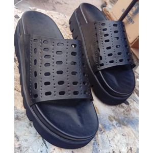 Men's Bespoken Quality Leather Double Soles Slides Pam Slippers 