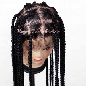 Braided wig/ Ghana Weaving Braided Wig/ Cornrow Wig / Full Lace