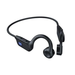 Stereo Inductivv Bone Conduction Earphones,Wireless Headphones Lightweight Body Sports Headphones