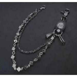 Unisex Dice vintage Jean chain