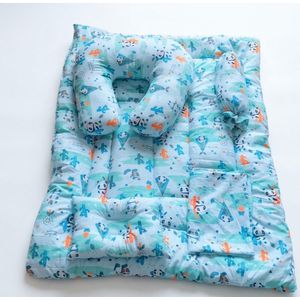 Baby duvet set mattress and pillow set 