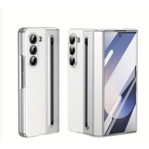 Pouch Samsung galaxy z fold 5 5G leather Hinge protective Case with s pen included