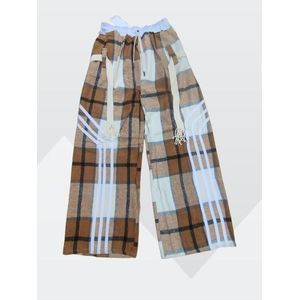 Super unisex long length baggy cut patterned joggers