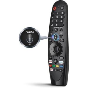LG Universal Smart TV Replacement Remote For OLED, Nano Cell and 4K UHD Models with Netflix and Prime Video Hot Keys (with Voice Magic Pointer Function)