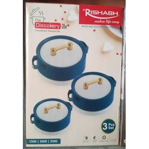 Rishabh "The Discovery Dlx" Insulated Casserole Set