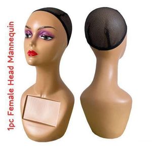 Female Head Mannequin For Wigs, Scarfs, Hats, Caps Display