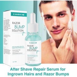 Lanthome Unisex Ingrown Hair Reduction And Razor Bumps Stopper Serum  Gentle Redness & Razor Bump Stopper, Dark Spot Corrector, After Shave Repair