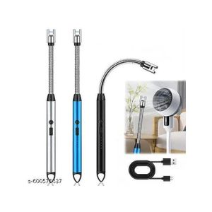 RECHARGEABLE 360° WINDPROOF FLEXIBLE ELECTRIC SPARK GAS LIGHTER