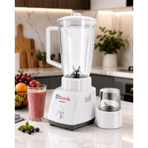 Sonik So nik SB-246Y 400W Power Blender & Grinder – 1L Multi-Function Kitchen Blender with 6 Stainless Steel Blades