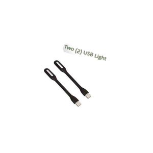 Lamp TWO (2) FLEXIBLE NON RECHARGEABLE USB LED BULBS Lights / LIGHT FOR COMPUTERS / LAPTOP KEYBOARDS & POWER BANK USB PORT
