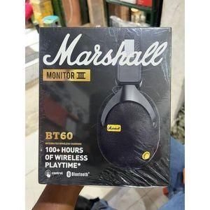 Marshall Monitor III A.N.C. Over-Ear Bluetooth Headphones - Active Noise Cancelling with Microphone - 100+ Hrs Wireless Playtime - Lightweight, Foldable Design for Travel