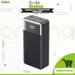 Oraimo PowerNova QF1 27000mAh 22.5W Type-C & Micro-USB Input Fast Charging Power Bank