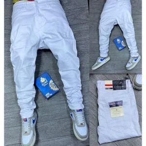 Trendy Smart Jean For Men- White