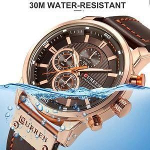 Curren Sophisticated Quality Non Fading Men's Wristwatch Plus free gift
