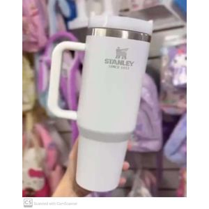 Travel Insulated Tumbler Mug Built-in Flip Straw 