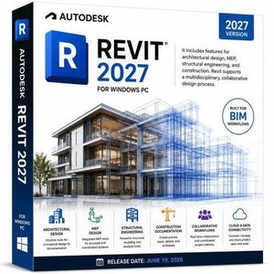 Auto desk Revit 2027 Edition - (With Full Commercial 3yrs Network License)
